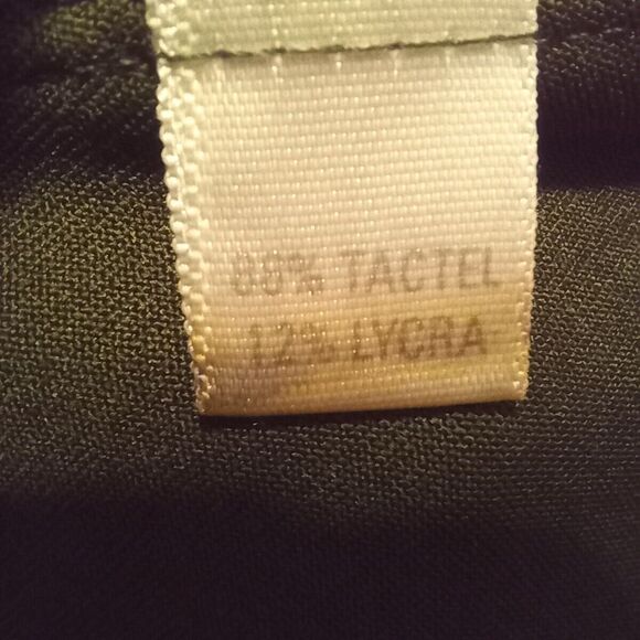 A'Nue Ligne Small Mock Neck Poncho Cape-Dark Green-Slinky-Lagenlook-USA Made - Picture 6 of 7